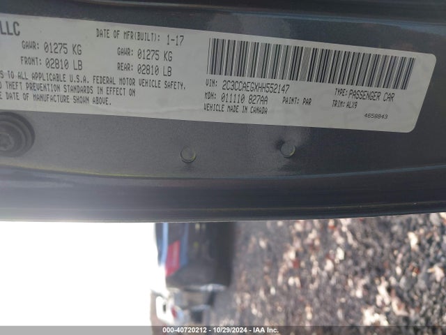 Chrysler 300C 2017 2C3CCAEGXHH552147 Image 9