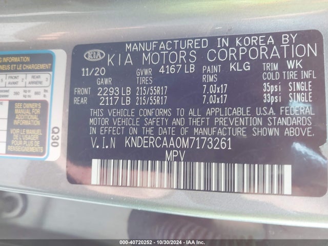 KIA SELTOS EX 2021 KNDERCAA0M7173261 Image 9
