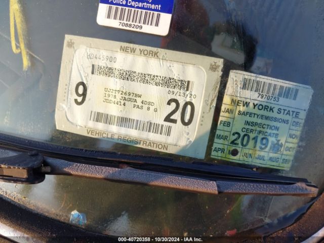 1978 JAGUAR XJ UJ2T72697BW Photo 8