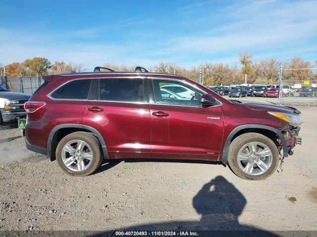 5TDDCRFH6GS015202 Toyota Highlander Hybrid Limited Platinum V6