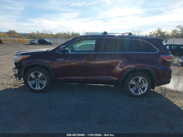 5TDDCRFH6GS015202 Toyota Highlander Hybrid Limited Platinum V6