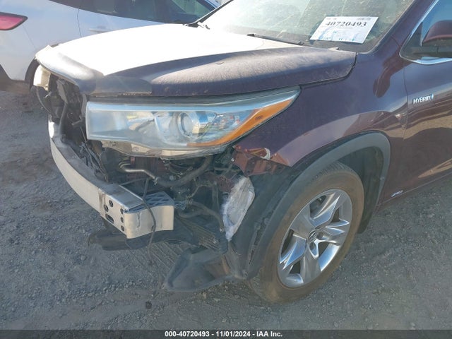 5TDDCRFH6GS015202 Toyota Highlander Hybrid Limited Platinum V6