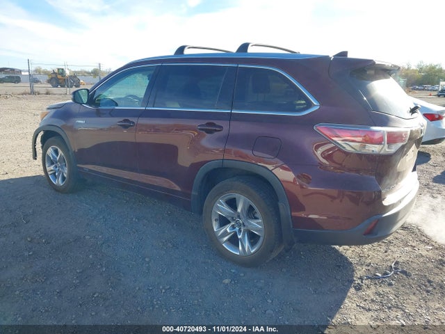 5TDDCRFH6GS015202 Toyota Highlander Hybrid Limited Platinum V6