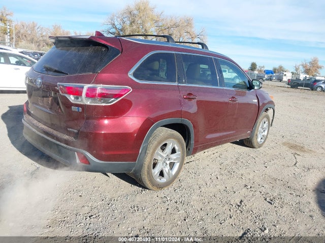 5TDDCRFH6GS015202 Toyota Highlander Hybrid Limited Platinum V6
