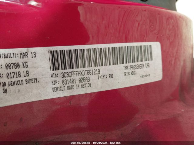2013 FIAT 500 3C3CFFFHXDT661219 Photo 8