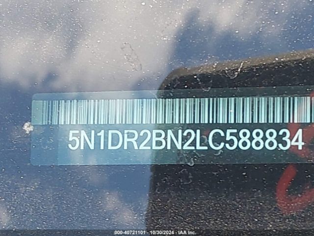 5N1DR2BN2LC588834 Nissan Pathfinder Sv 2wd