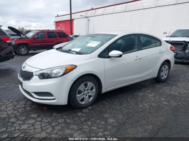 KNAFK4A60G5496264 KIA FORTE LX