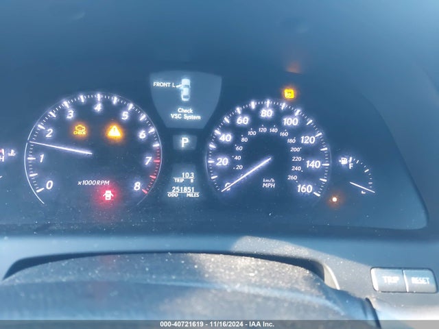 40721619 :رقم المزاد ، JTHBL46F385055428 vin ، 2008 Lexus Ls 460 مزاد بيع
