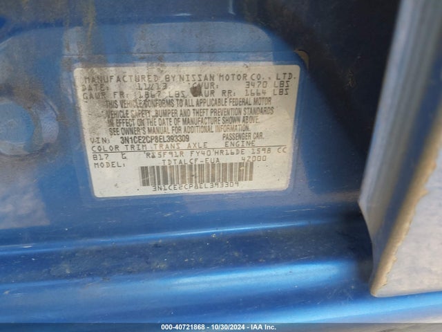 Nissan Versa Note S (sr) 2014 3N1CE2CP8EL393309 Image 9