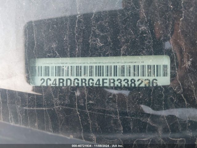 2C4RDGBG4ER338206 Dodge Grand Caravan Se 30th Anniversary