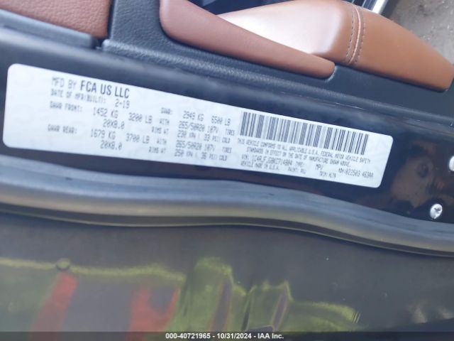 2019 JEEP GRAND CHEROKEE 1C4RJFJG8KC714804 Photo 8