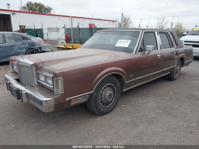 1987 LINCOLN TOWN CAR 1LNBM81F1HY704442 Photo 1