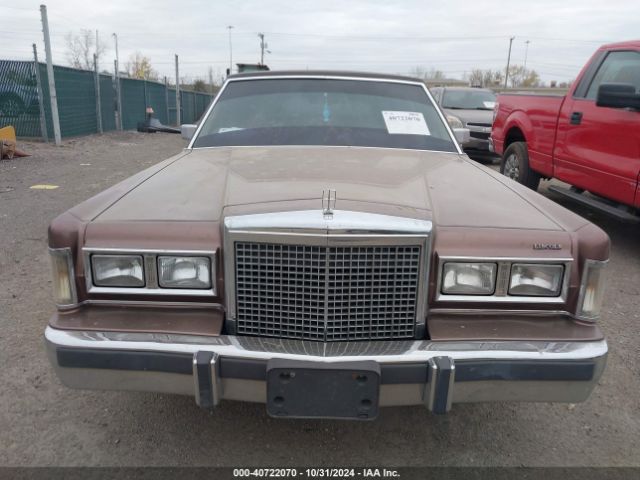1987 LINCOLN TOWN CAR 1LNBM81F1HY704442 Photo 5