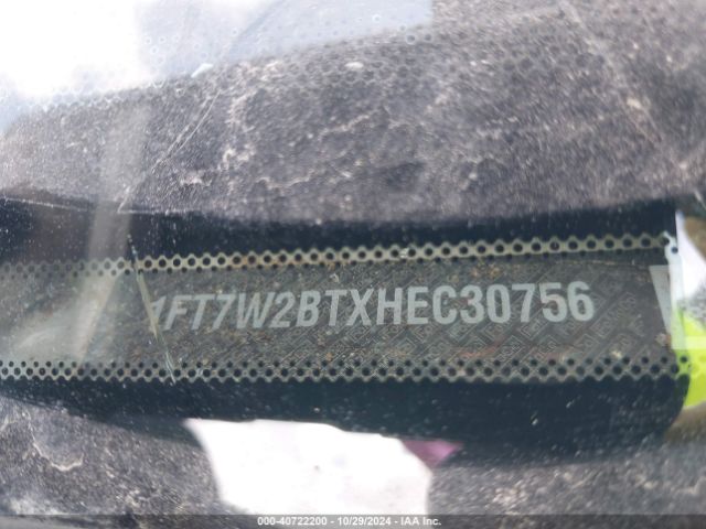 1FT7W2BTXHEC30756 Ford F-250 Lariat