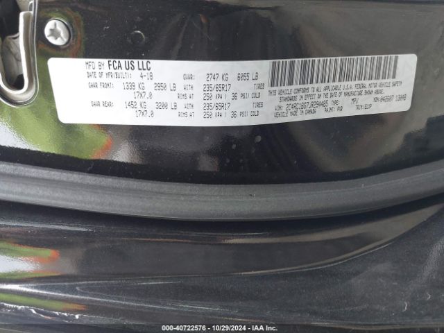 2018 CHRYSLER PACIFICA 2C4RC1BG7JR294485 Photo 8