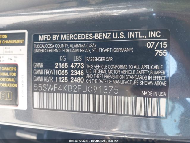 55SWF4KB2FU091375 Mercedes-Benz C 300 4matic/luxury 4matic/sport 4matic