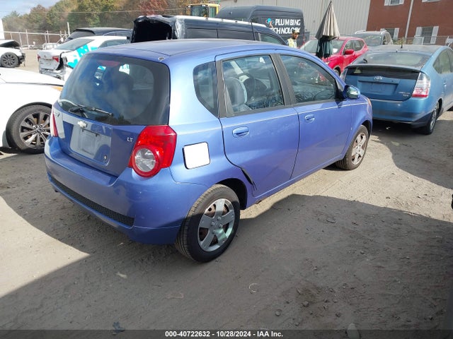 2009 Chevrolet Aveo Lt მანქანა იყიდება აუქციონზე, vin: KL1TD66E89B317086, აუქციონის ნომერი: 40722632