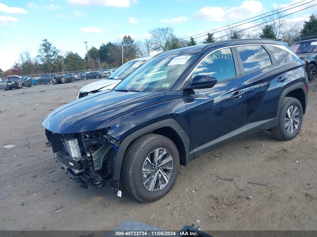 KM8JBCD12RU207459 Hyundai Tucson Hybrid Blue
