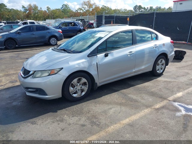 Honda Civic Lx 2014 2HGFB2F58EH511088 Image 2