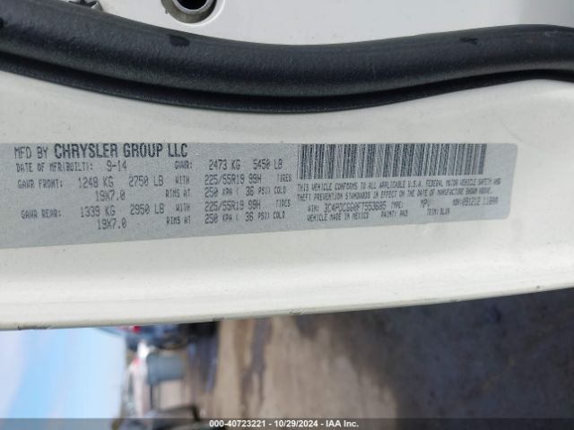 3C4PDCGG0FT553685 Dodge Journey Crossroad