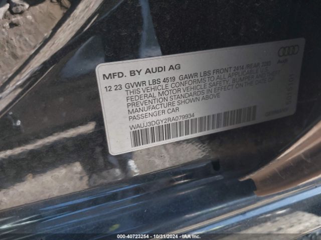 2024 AUDI S3 WAUJ3DGY2RA079934 Photo 8