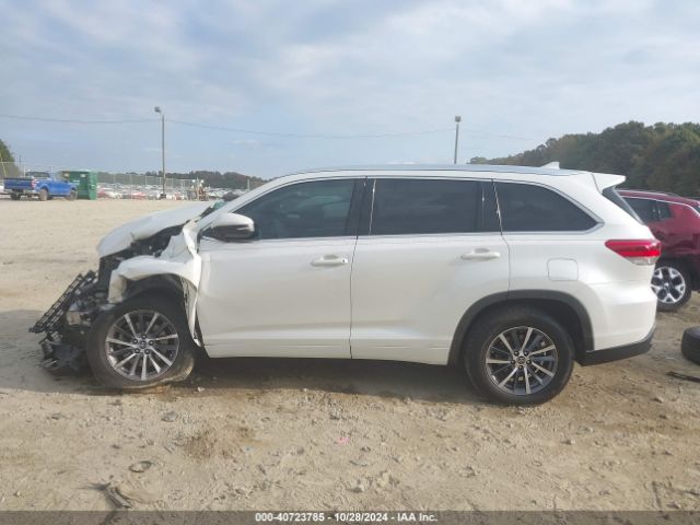 5TDKZRFH4JS542930 Toyota Highlander Xle