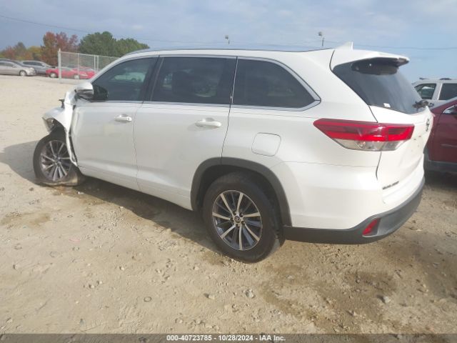 5TDKZRFH4JS542930 Toyota Highlander Xle