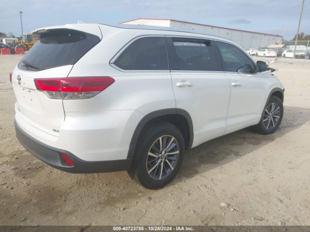 5TDKZRFH4JS542930 Toyota Highlander Xle