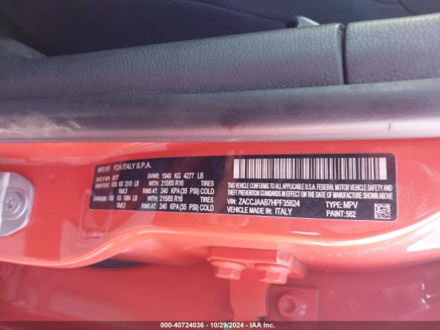 ZACCJAAB7HPF35624 Jeep Renegade Sport Fwd
