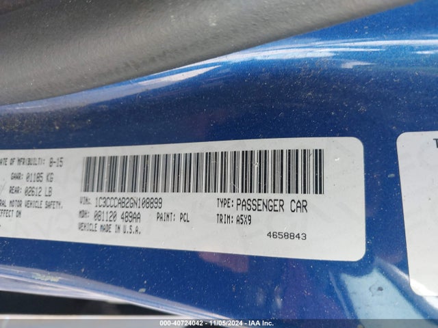 Chrysler 200 Limited 2016 1C3CCCAB2GN108899 Image 9