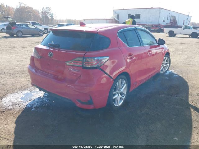 JTHKD5BH9E2178691 Lexus CT 200H