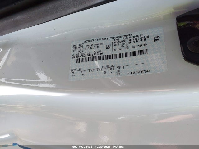 1FD7X2A68NEF15746 Ford F-250 Xl