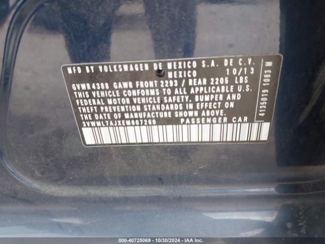 3VWML7AJXEM607260 Volkswagen Jetta Sportwagen 2.0l Tdi