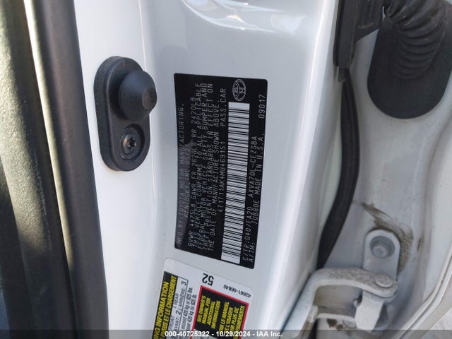 Toyota CAMRY SE 2021 4T1T11AK4MU469151 Image 9