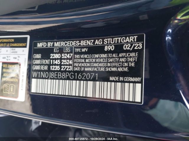 W1N0J8EB8PG162071 Mercedes-Benz Glc 300 4matic Coupe