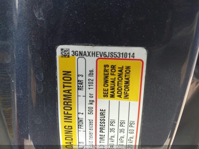 Chevrolet EQUINOX LS 2018 3GNAXHEV6JS531014 Image 9