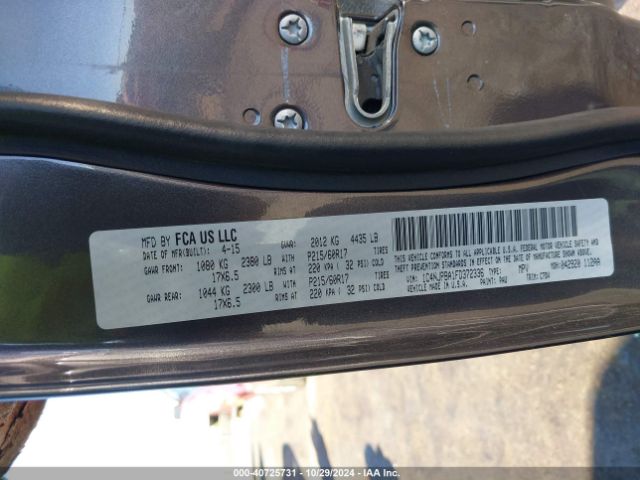 1C4NJPBA1FD372336 Jeep Patriot Altitude Edition