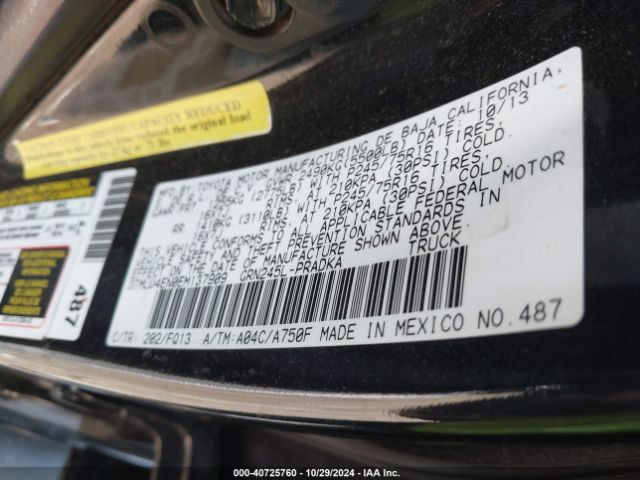 3TMLU4EN0EM137909 Toyota Tacoma Base V6