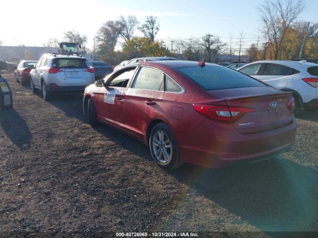 2016 HYUNDAI SONATA 5NPE24AF1GH357789 Photo 2