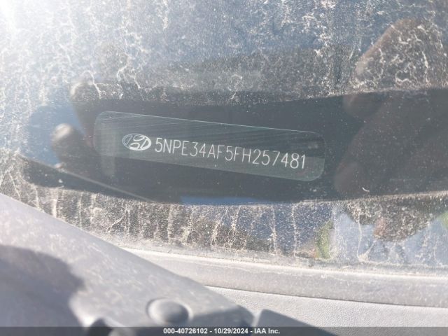 5NPE34AF5FH257481 Hyundai Sonata Sport
