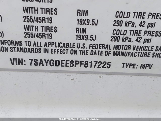 2023 TESLA MODEL Y 7SAYGDEE8PF817225 Photo 8