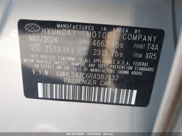 KMHL54JC6RA387137 Hyundai Sonata N Line