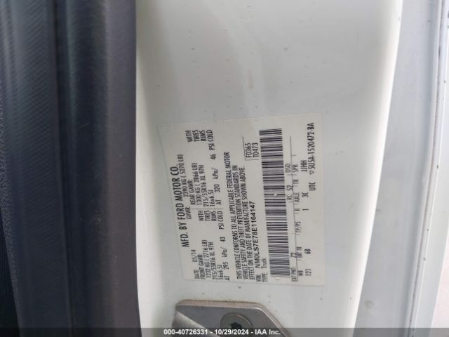 NM0LS7E78E1164147 Ford Transit Connect Xl
