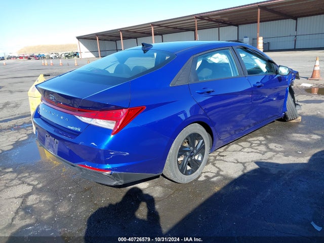 Hyundai Elantra Blue 2023 KMHLM4AJ4PU055047 Image 4
