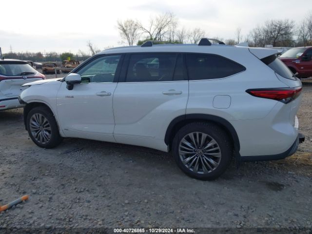 5TDEBRCH6MS045842 Toyota Highlander Hybrid Platinum