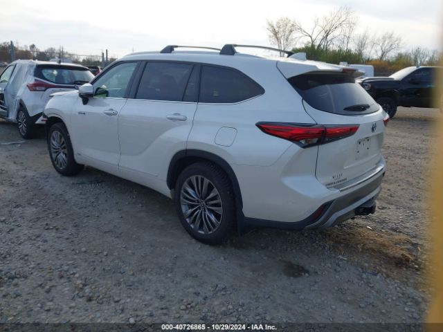 5TDEBRCH6MS045842 Toyota Highlander Hybrid Platinum