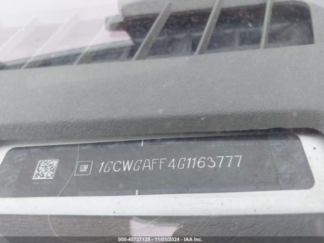 1GCWGAFF4G1163777 Chevrolet Express 2500 Work Van