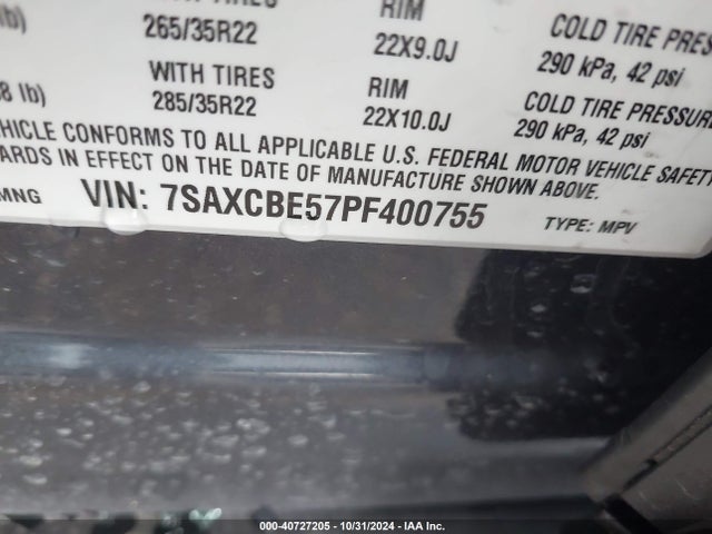 2023 TESLA MODEL X 7SAXCBE57PF400755 Photo 8