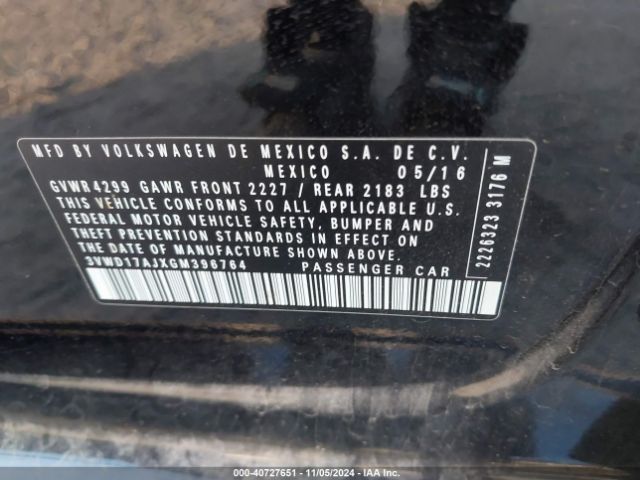 3VWD17AJXGM396764 Volkswagen Jetta 1.8t Sport