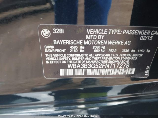 WBA3B3G52FNT17278 BMW 328i Xdrive